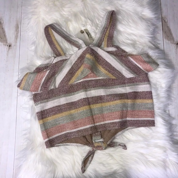 MADEWELL Texture & Thread Ruffle Tie-Front Tank - Picture 8 of 8